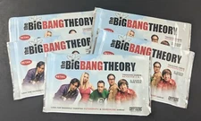 Big Bang Theory Season 3 & 4 Trading Card Pack LOT 5 NEW Sealed Cryptozoic BBT