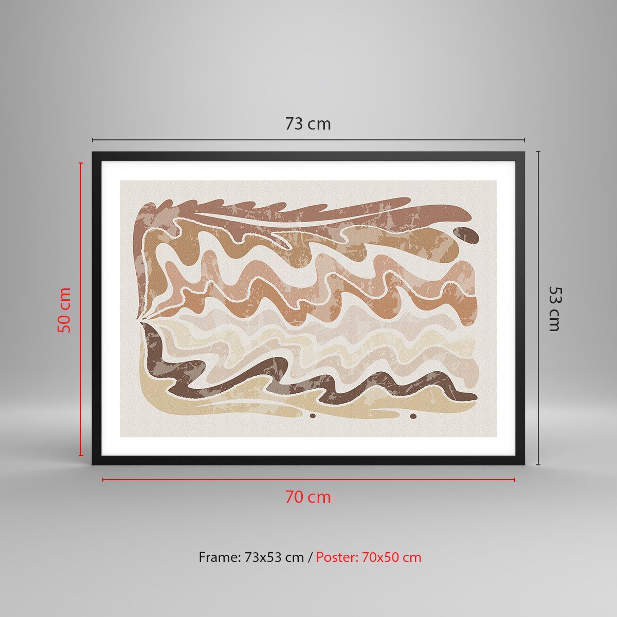 Poster Art Déco 70x50cm, Image Rétro Tramway Architecture, ARTTOR, Neuf