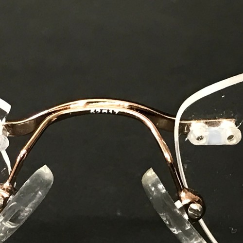 Technolite Eyeglasses Frames TFD 4002 BR Brown Rectangular Rimless 52-17-135 - Picture 12 of 14