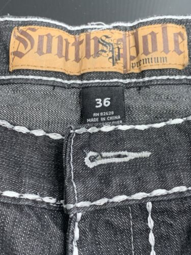 SouthPole White Stitch Shorts Premium Größe 36 - Bild 11 von 15