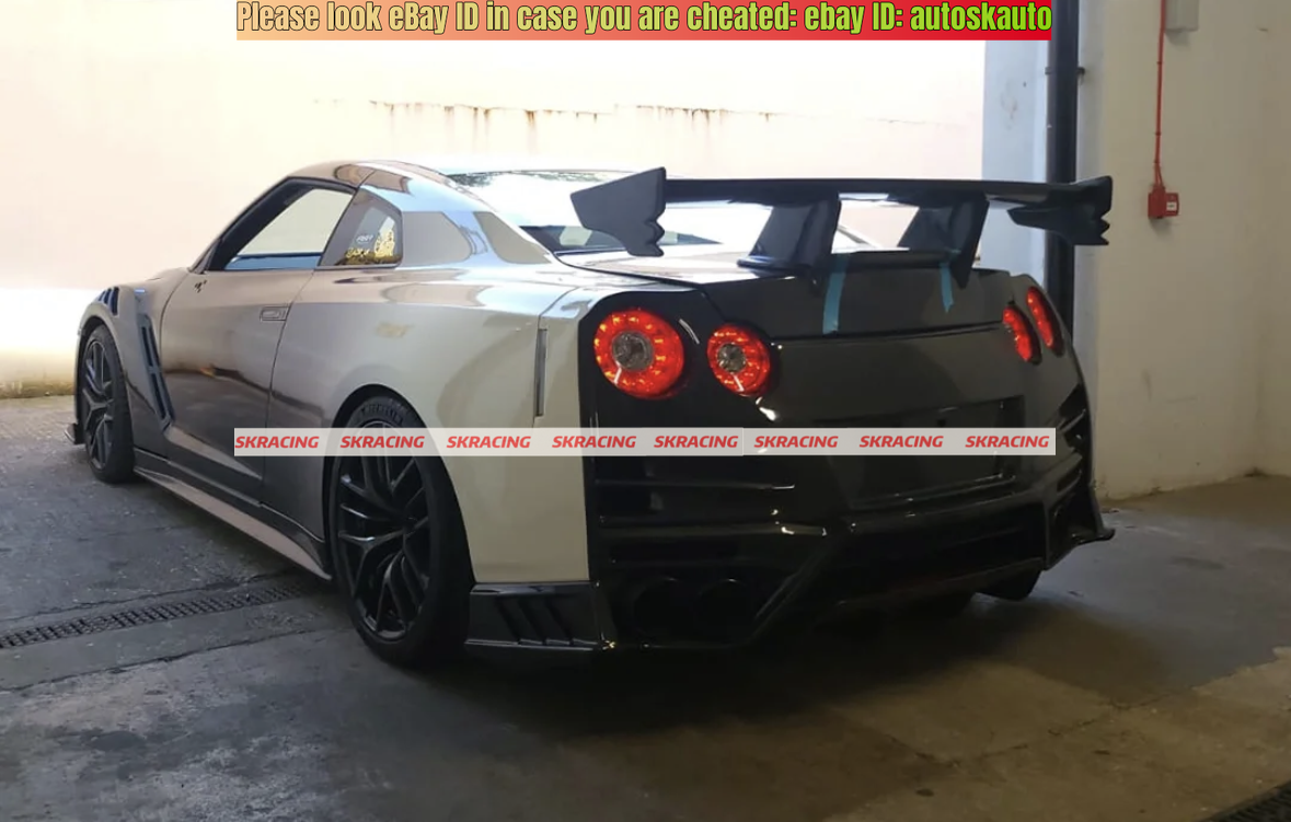 GT Style For Nissan GT-R GTR R35 2009-2018 Carbon Fiber Rear Trunk