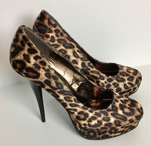 cheetah platform shoes