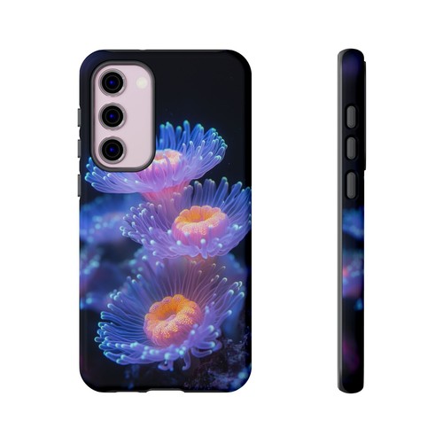 For iPhone | Samsung Galaxy | Pixel Phone Case - Bioluminescent Anemone Glow - 第 182/255 張圖片