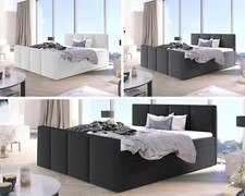 Cama somier cama doble ARIS con pie, colchón Bonell + 2 somieres