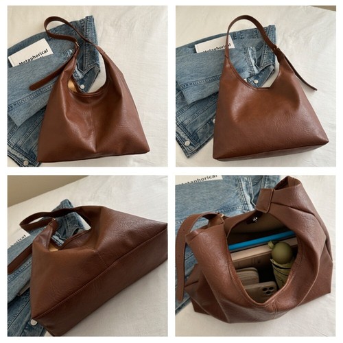 Soft Solid Crossbody Bag High-capacity Lady Handbag Casual Tote Bag - Picture 6 of 10