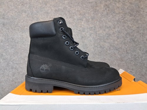Timberland Premium Mens 6 W 6 Inch Lace Waterproof Black