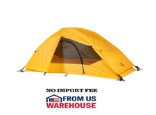 Teton Sports Vista 1-Person Quick Tent – Yellow Pop-Up Solo Camping Tent