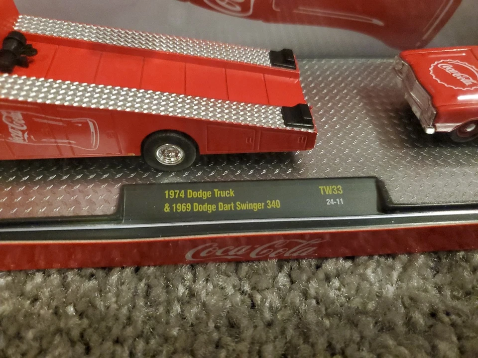 M2 Coca Cola Hauler 1974 Dodge Truck 1969 Dodge Dart & Hot Wheels 68 Dodge Dart - Image 4 of 4