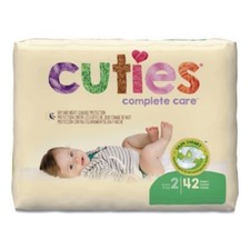 First Quality CR2001 Complete Care Diapers, Size 2, 12 Lbs To 18 Lbs, 168/carton