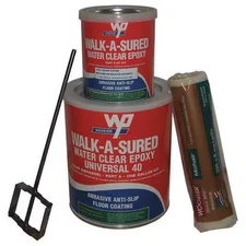Wooster Products Was40.Clr 1 Gal Anti-Slip Floor Coating, Anti-Slip Finish,