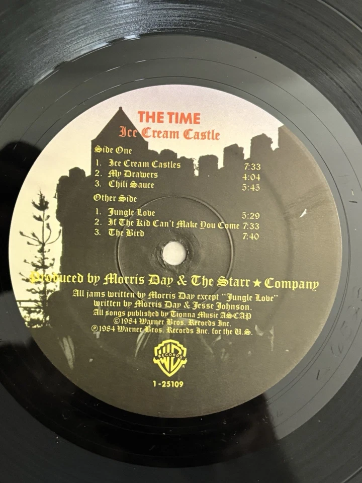 Vintage Vinyl LP The Time Ice Cream Castle OG Soul R&B Funk  NM PRINCE - Image 4 of 4