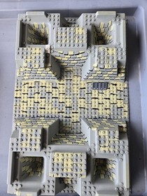 Lego Dragon Fortress 7419 Baseplate Raised 32 x 48 x 6 4 Corner Pits Rock Path