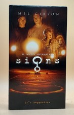 Signs VHS 2002 Mel Gibson Rory Culkin **Buy 2...
