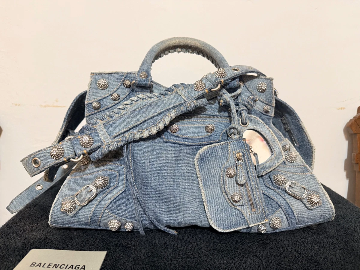 Balenciaga Women's Denim Exterior Bags & Handbags for sale | eBay
