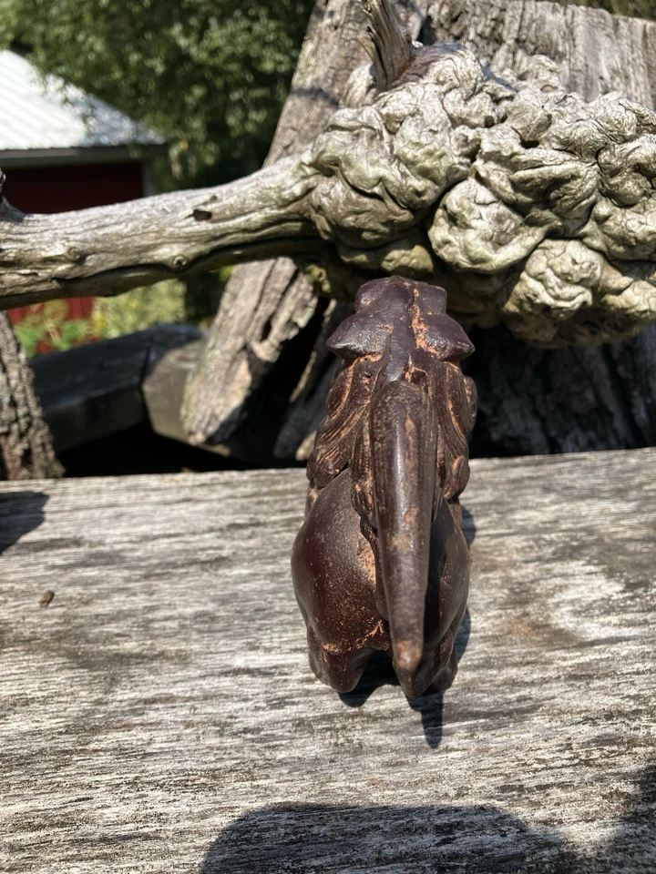 Antique Cast Iron Foo Dog Incense Burner - Image 4 of 4