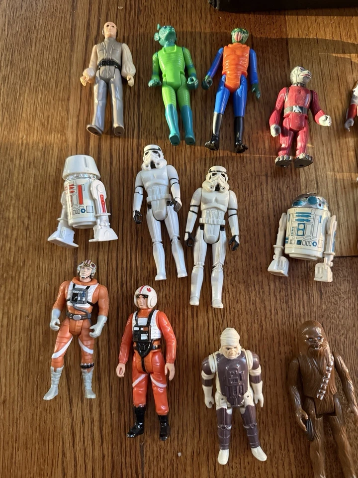 LOTE 77-85 Figuras Kenner Original Darth LUKE FETT LEIA R2-D2 De Colección Star Wars Foto 2 de 4