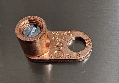 Copper Lug Connector   KA-4C 14-4 (UL Listed)   NEW (20 Piece Set)
