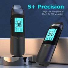 Professional Non-Contact Alcohol Tester LED Breath Alcohol Meter Breathalyzer Us