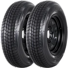 2Pcs Trailer Tire On Rim ST205/75D15 Trailer Tires andWheels 5Lug Trailer Tires