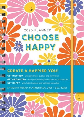 2026 Choose Happy Planner: August 2025-December 2026 by Sourcebooks