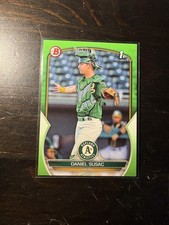 2023 Bowman Daniel Susac Neon Green 1st /399 #BP-5 Athletics