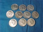 10-US Coins KENNEDY HALF DOLLARS 1966-68 Lot 2