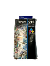 2pk Genuine Epson 215-I INITIAL Black  Color Ink Cartridge T215 WorkForce WF100