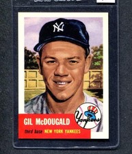 1953 Topps Archives (1991) #43 Gil McDougald (Yankees)  Nm/Mt  (Flat Rate)
