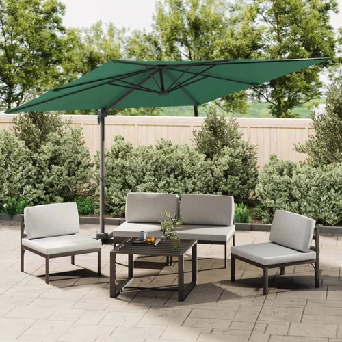 vidaXL Ampelschirm mit Aluminium-Mast 400x300 cm Terrakotta - Bild 11 von 23