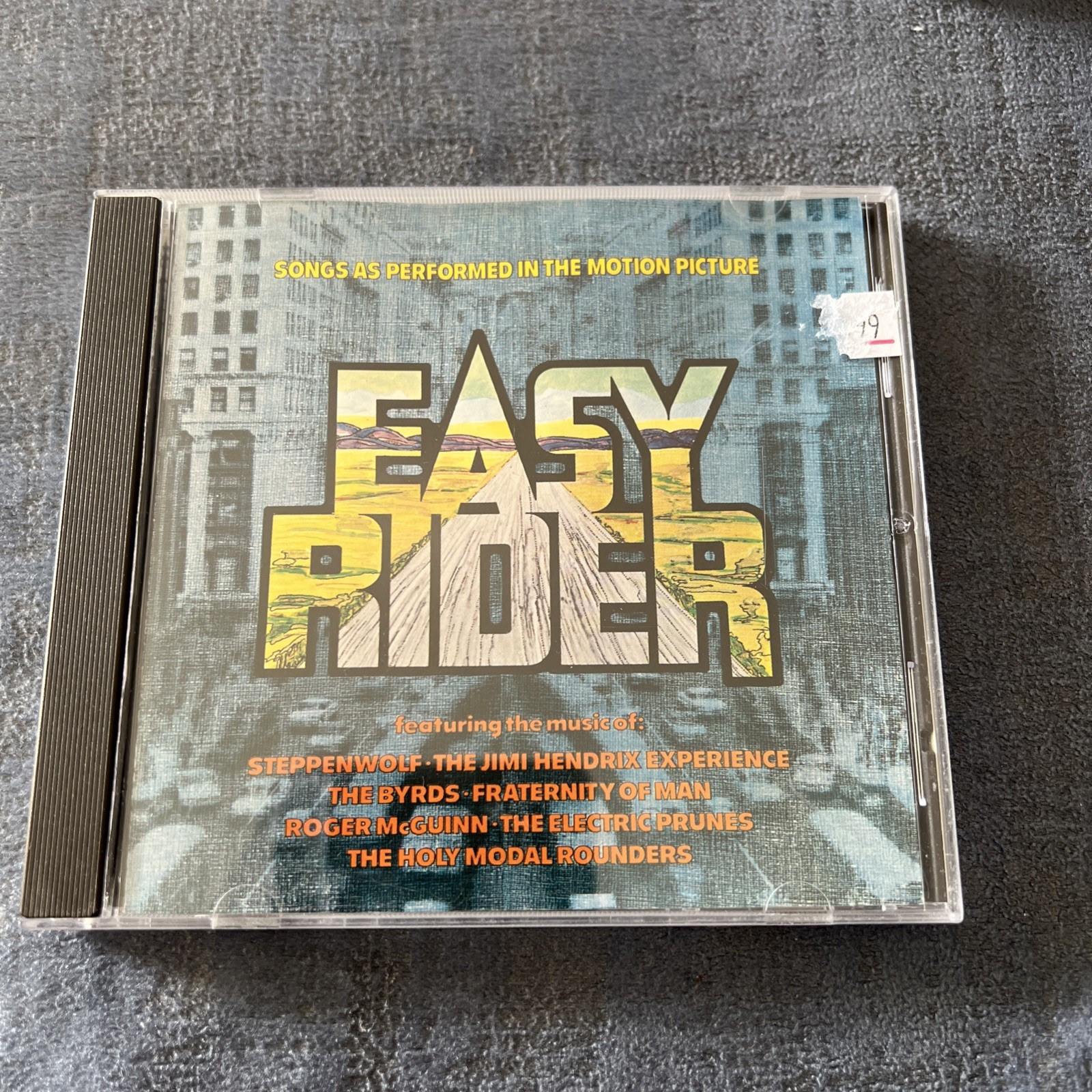 EASY RIDER CD: SOUNDTRACK/STEPPENWOLF BYRDS ELECTRIC PRUNES JIMI HENDRIX VGC