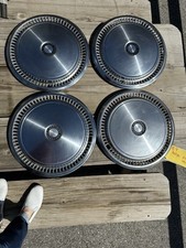 Four 1980-1989 Chrysler Corporation Truck Van Hubcaps Wheel Covers Oem 014922 Four 1980-1989 Chrysler Corporation Truck Van Hubcaps Wheel Covers Oem 014922