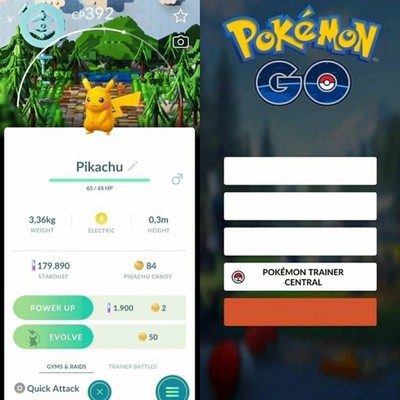 Pokémon PTC Go | Shiny Pikachu LEGO Background  