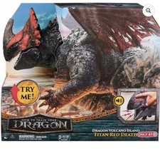 NEW 2025 How to Train Your Dragon Titan Red Death Volcano Island Action Figure