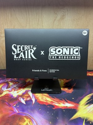 MTG Secret Lair x Sonic the Hedgehog Friends & and Foes RAINBOW FOIL - Sealed