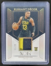 2024 Noir Isaiah Collier Elegant Decor Rookie Jerseys RC Patch #EDR-COL Gold /25