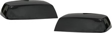 Pair Gloss Black Mirror Cap GMC Chevy Silverado Sierra 1500 2500 3500 HD 2014-18