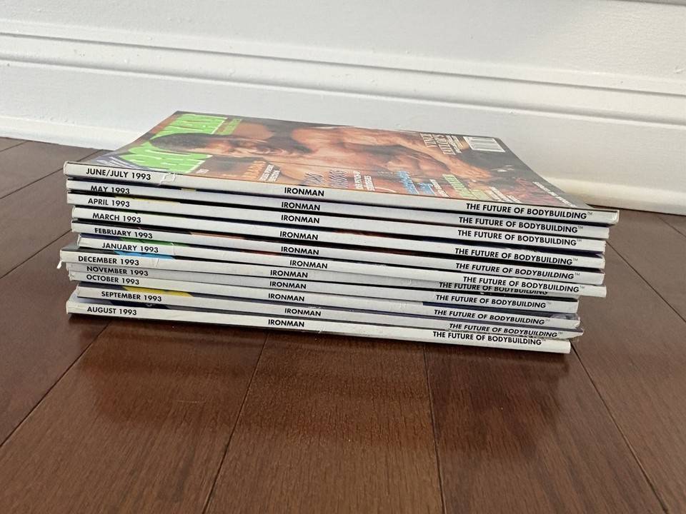 Vintage Ironman Bodybuilding Magazines 1989-96 Lot - 80+ Issues ...