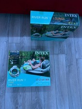 Intex River Run 1 Lounge Inflatable Swimming Float Tube 56833AY
