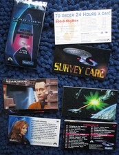 1994 Skybox STAR TREK GENERATIONS Cinema Collection CARD SET+survey card+wrapper