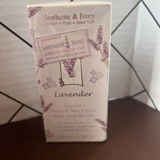 Heathcote Ivory Lavender Hand Nail Cream 3.38 oz SEALED