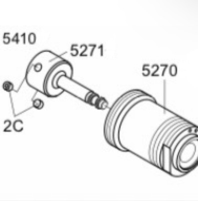 Vola VR5410 Standard Diverter Housings for Build In Mixers 5400, 5600.