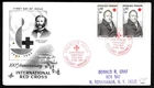 France, Five Cachet FDC First Day Covers, Red Cross, Aviation, Europa 1956-57