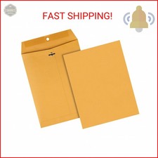 Quality Park 8-3/4 x 11-1/2 Clasp Envelopes, Clasp and Gummed Closures for Stori