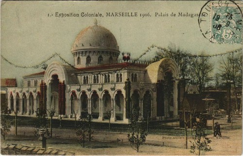 CPA MARSEILLE EXPO 1906 Palais de Madagascar (132324) - Photo 1/2
