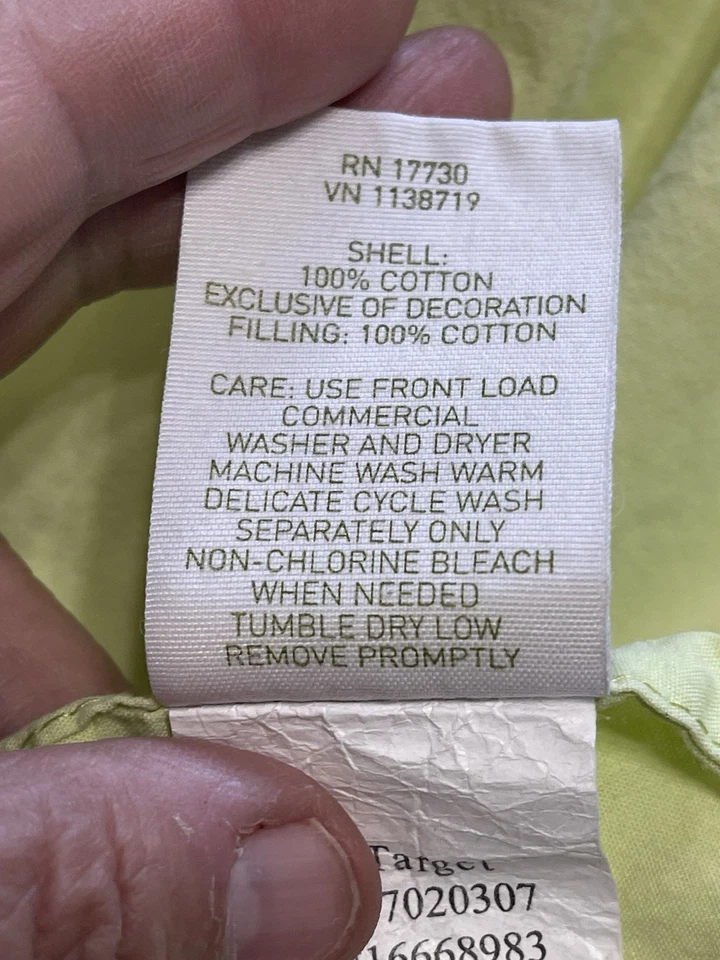 Circo Acolchado Algodón Estándar Falso Rosa Flores Bordado Rik Rak Foto 4 de 4