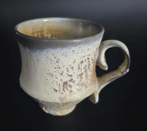 Speckled Glaze Art Studio Pottery Cup Mug Vintage 8 oz Capacity 