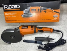 RIDGID R10202 15 Amp Corded 7 in. Twist Handle Angle Grinder