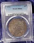 1923 Peace Dollar - PGCS MS62
