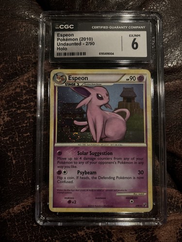 Espeon graded CGC 6 for sale on eBay