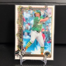 Topps 2025 Holiday Nick Kurtz Oakland Athletics Rookie Baseball Card #H40